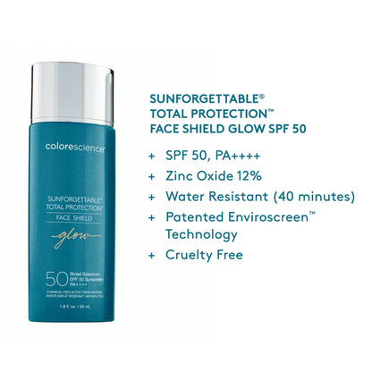 Crème solaire Sunforgettable® Total Protection® Face Shield Glow SPF 50